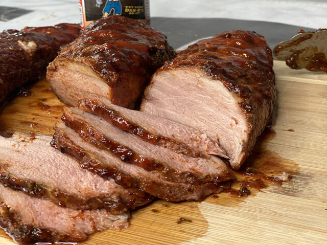 Spicy Sweet and Sour Pork tenderloin