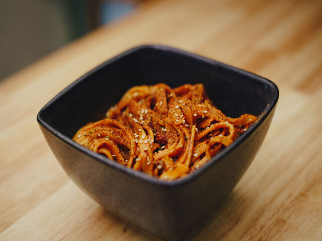 Spicy Sesame Chile Noodles