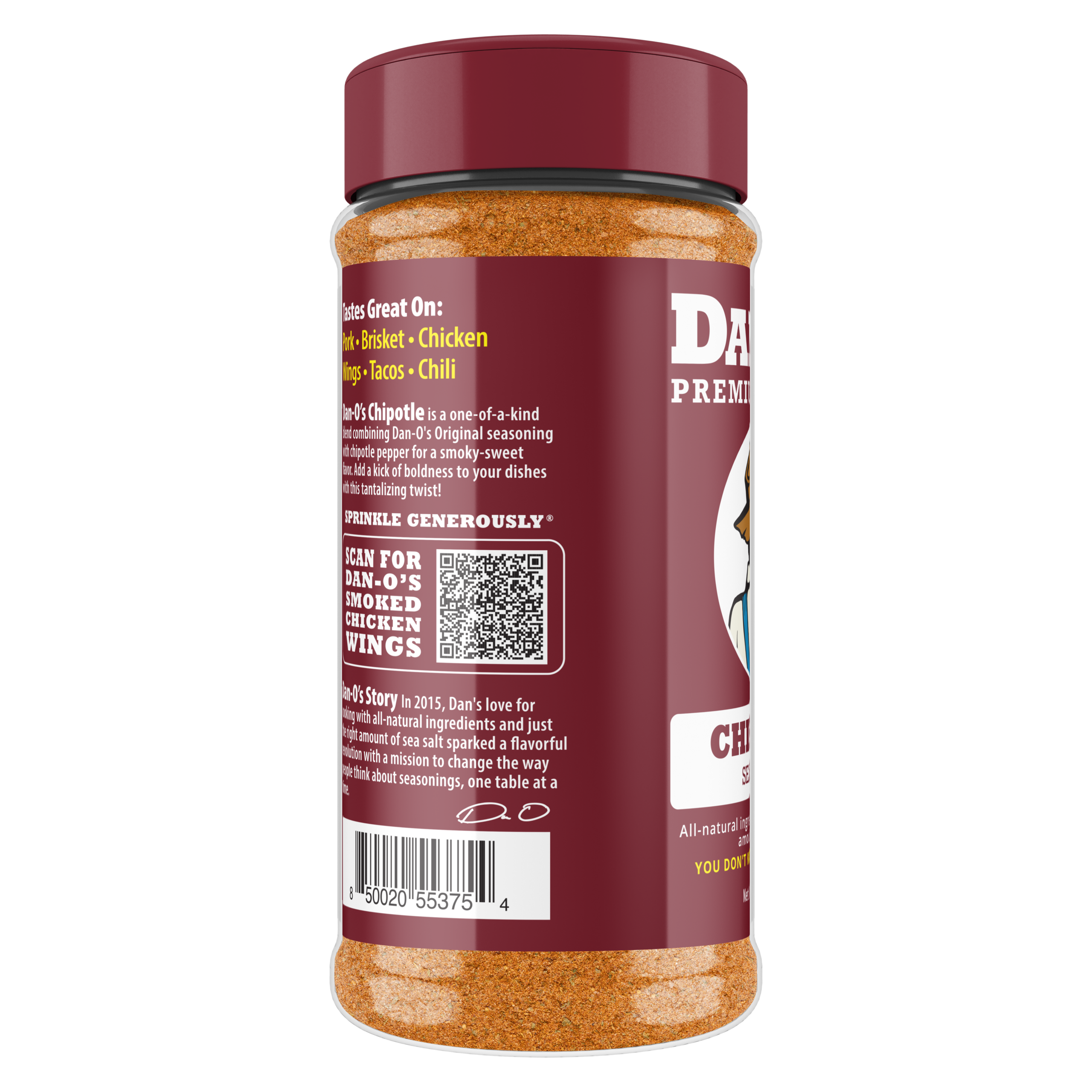 Chipotle Seasoning - Medium Bottle (Rotated Left)