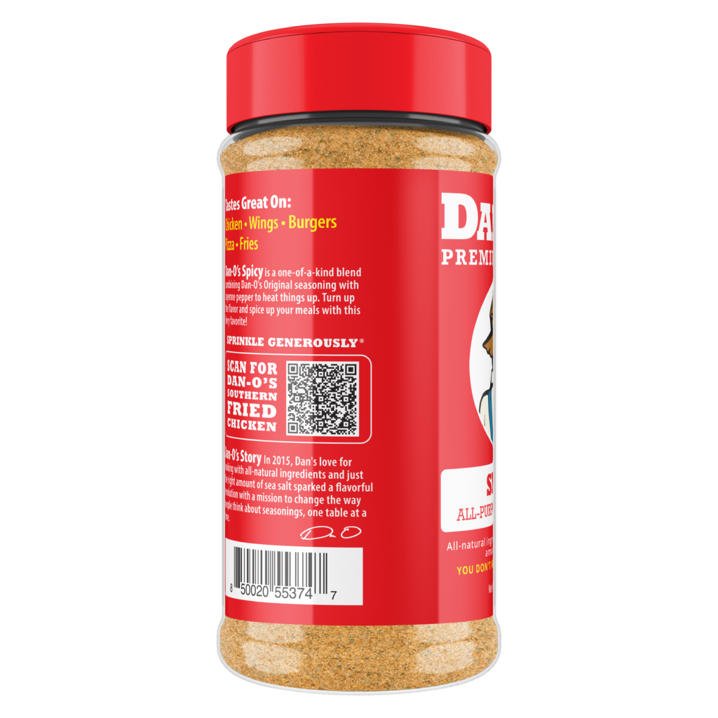 Spicy Seasoning - Medium Bottle (Rotated Left)