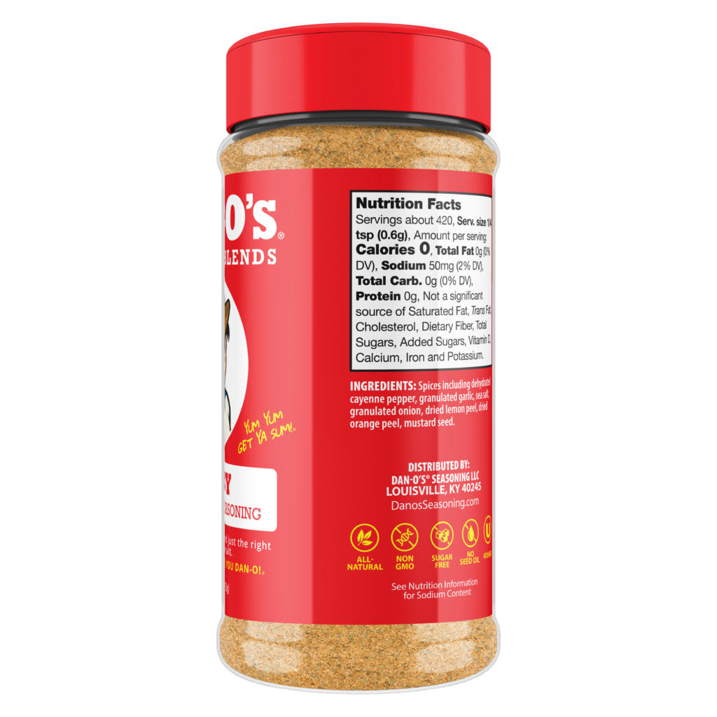 Spicy Seasoning - Medium Bottle (Rotated Right)