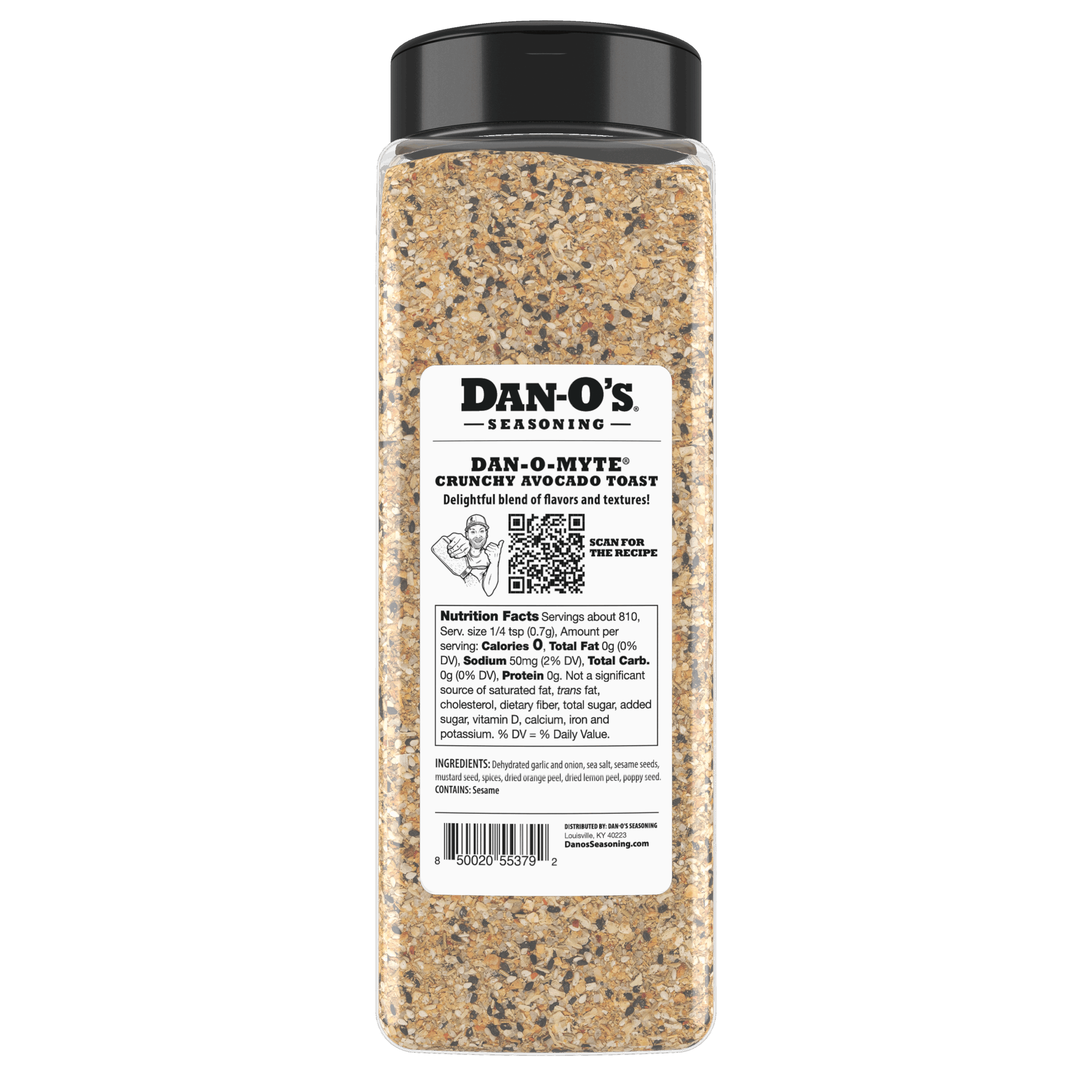 Crunchy - Large Bottle (Back)