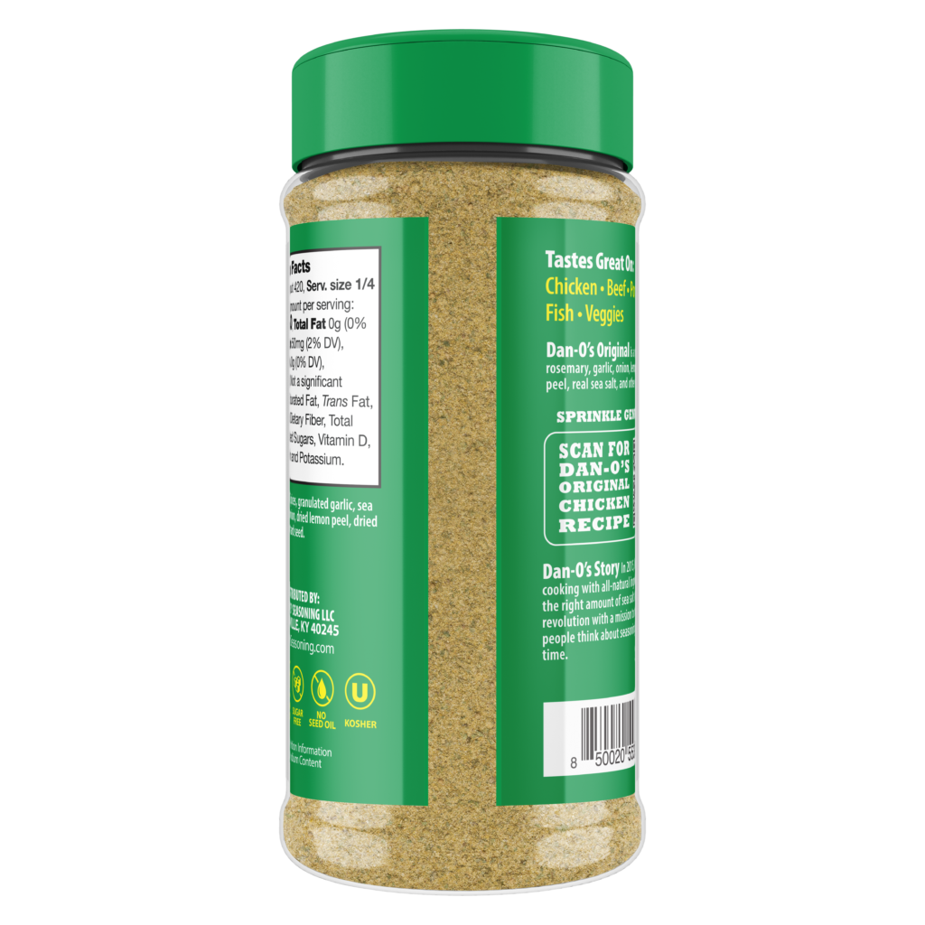 Original Seasoning - Medium Bottle (Back)
