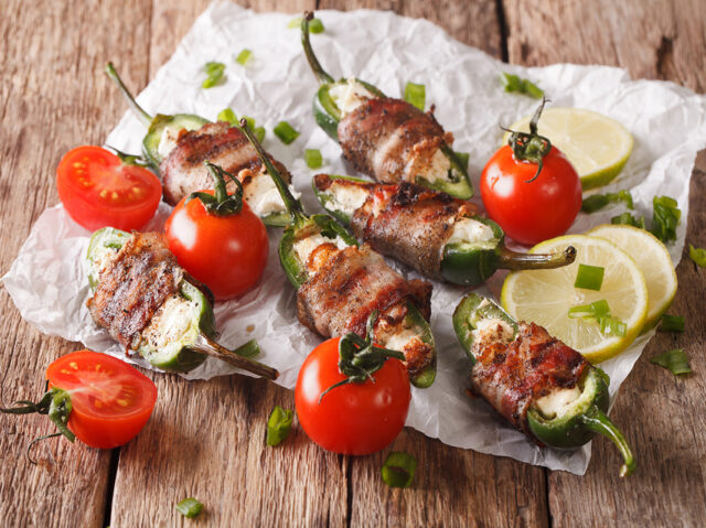 Banging and Hanging Smoked Stuffed Bacon Wrapped Jalapenos