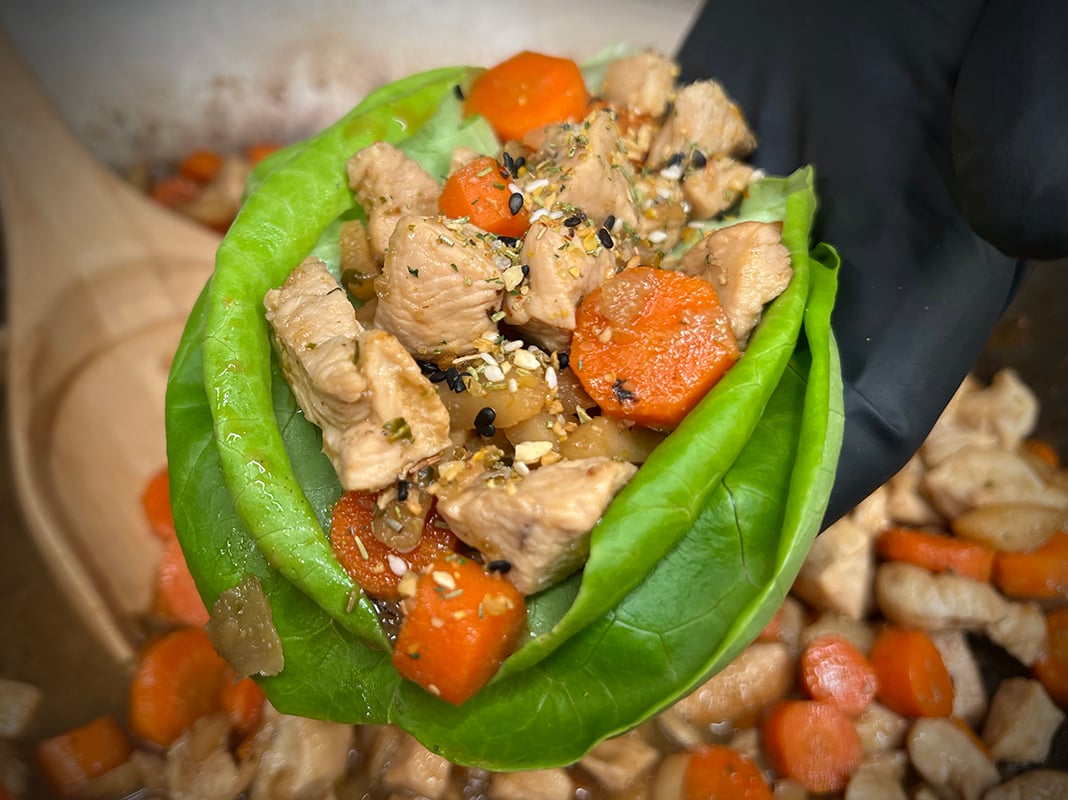 Crispy Chicken Lettuce Wraps (P.F. Chang's Copycat) DanO's Seasoning