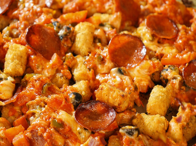 Loaded Pizza Tots