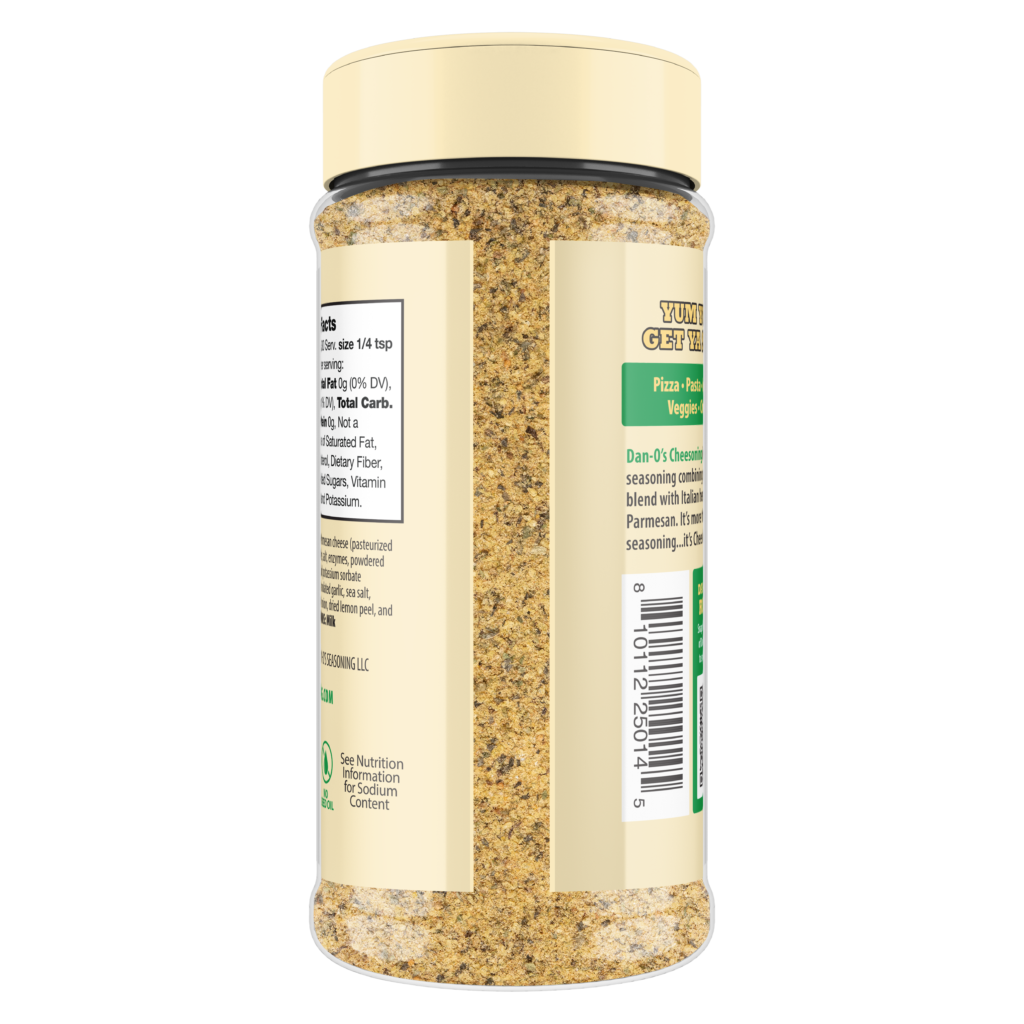 Cheesoning Seasoning - Medium Bottle (Back)