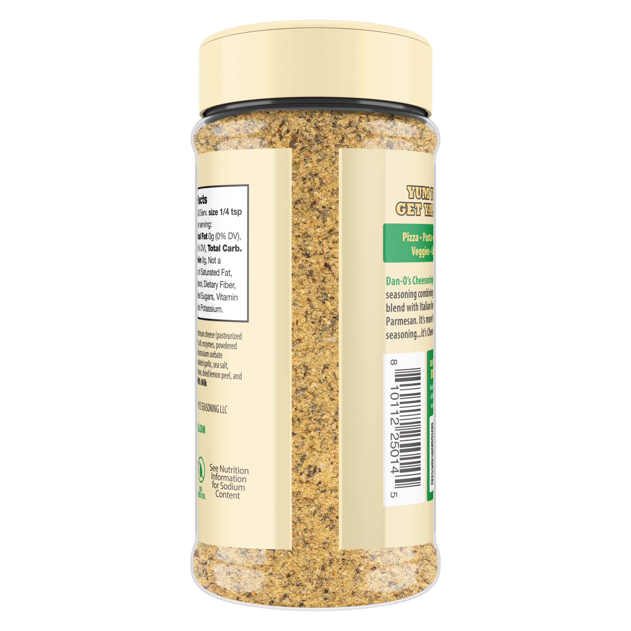 Cheesoning Seasoning - Medium Bottle (Back)