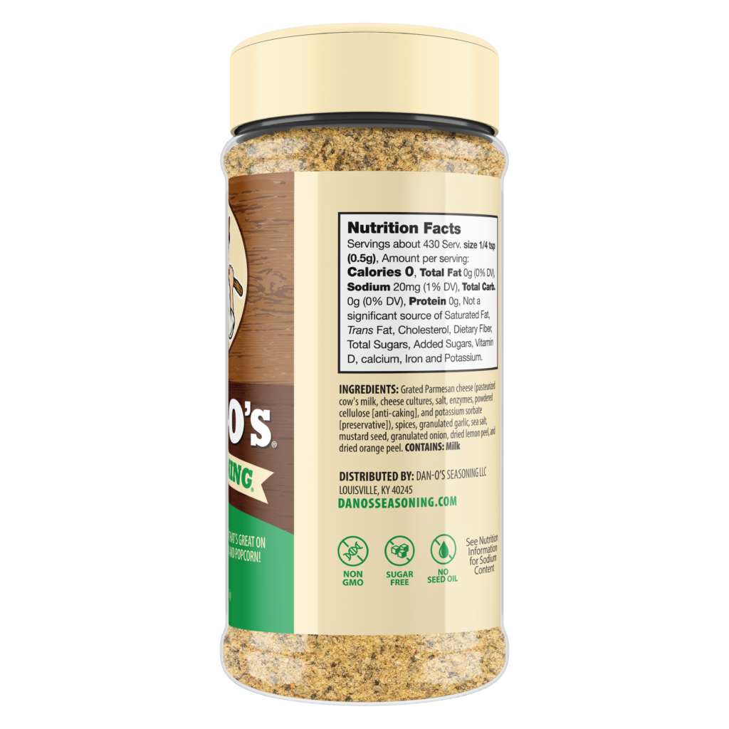 Cheesoning Seasoning - Medium Bottle (Rotated Right)