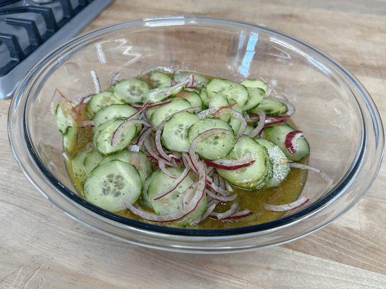 Quick and Easy Cucumber Salad