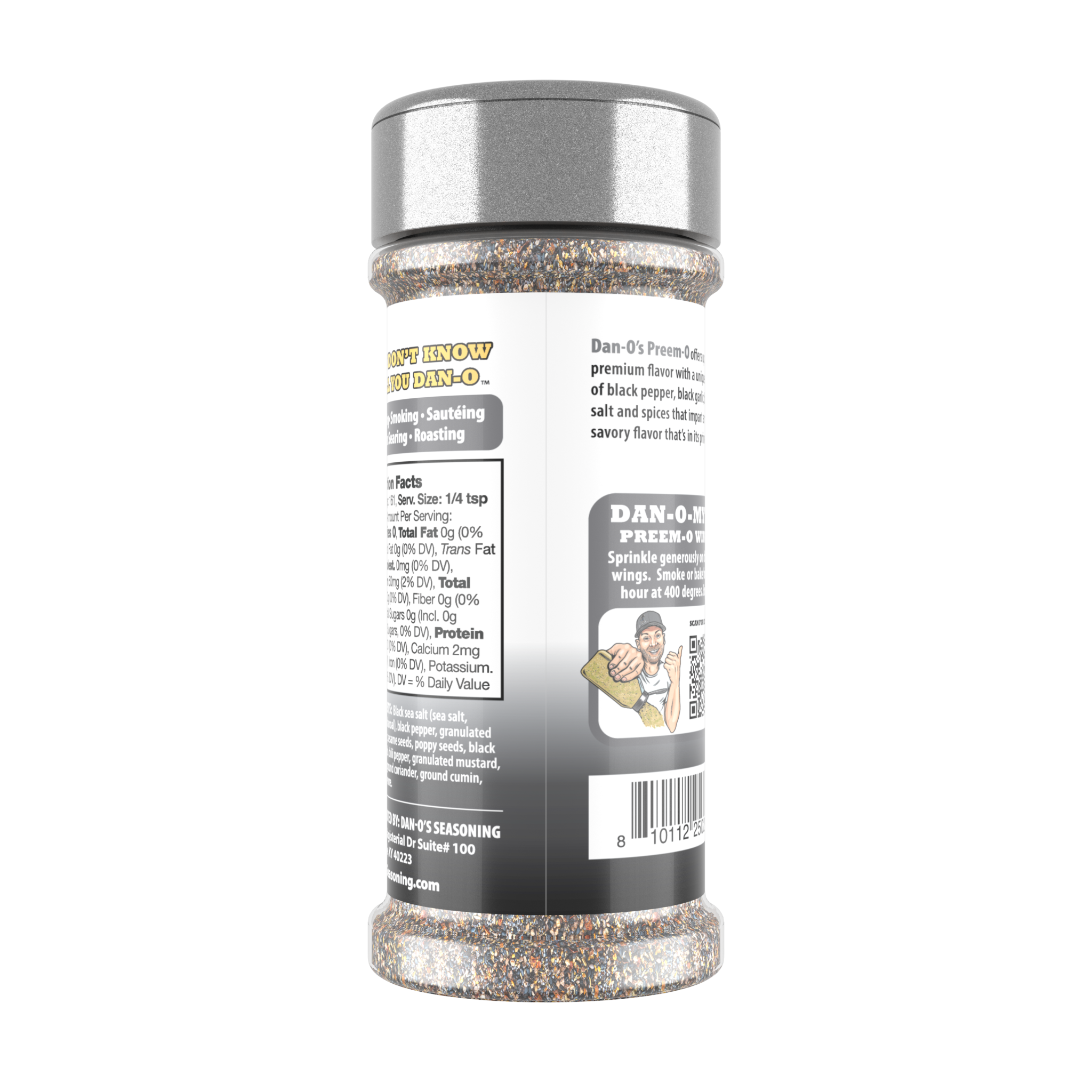Preem-O Seasoning - Small Bottle - Dan-O's Seasoning