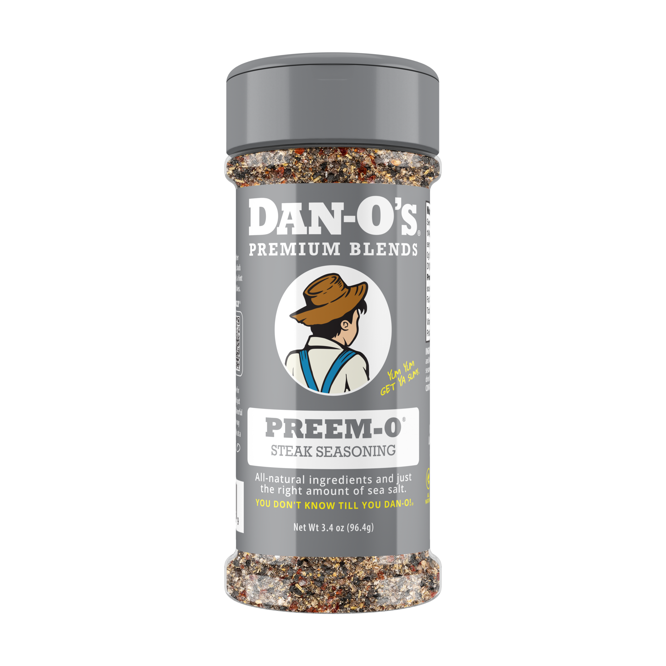 Preem-O Seasoning - Small Bottle (Front)