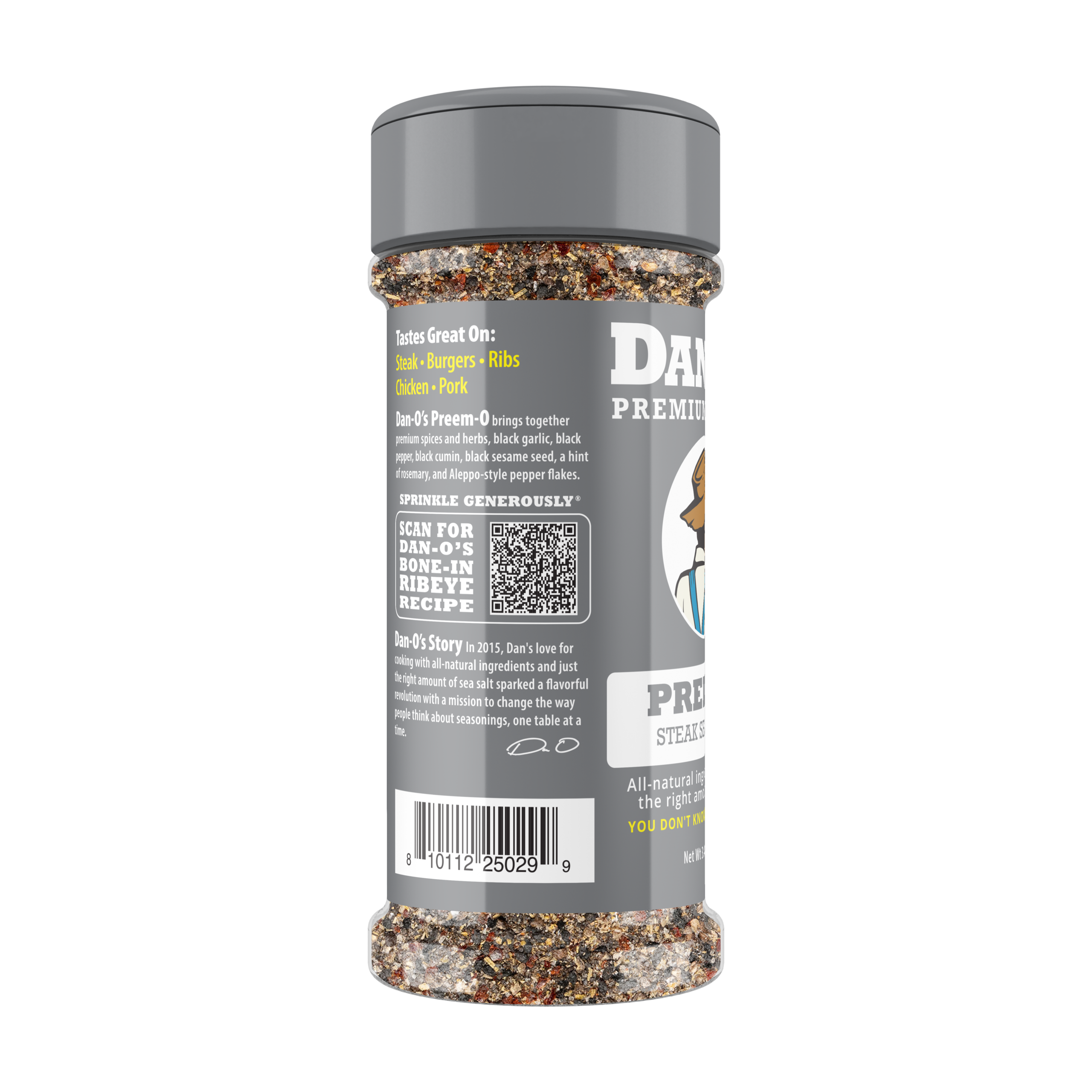 Preem-O Seasoning - Small Bottle (Rotated Left)