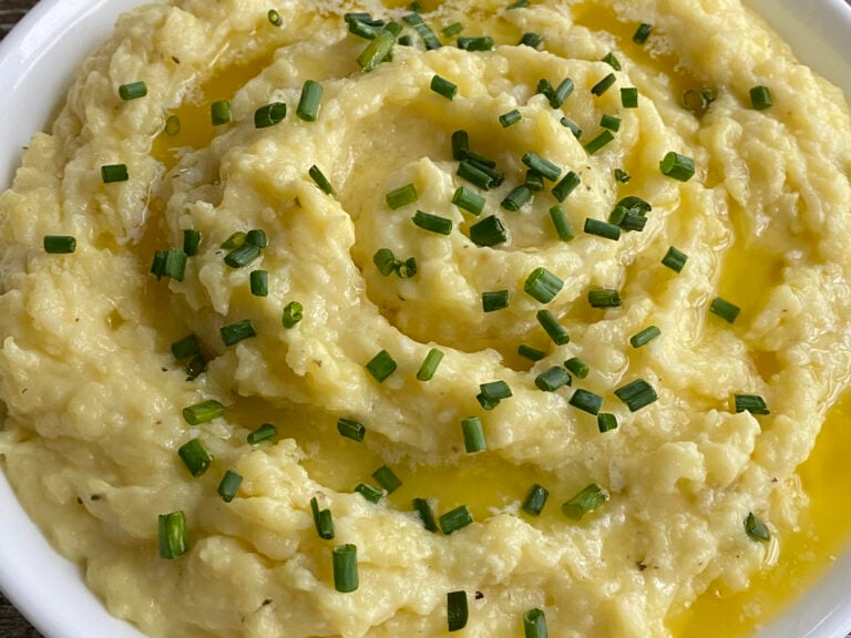 Garlic Parmesan Mashed Potatoes - Dan-O's Seasoning