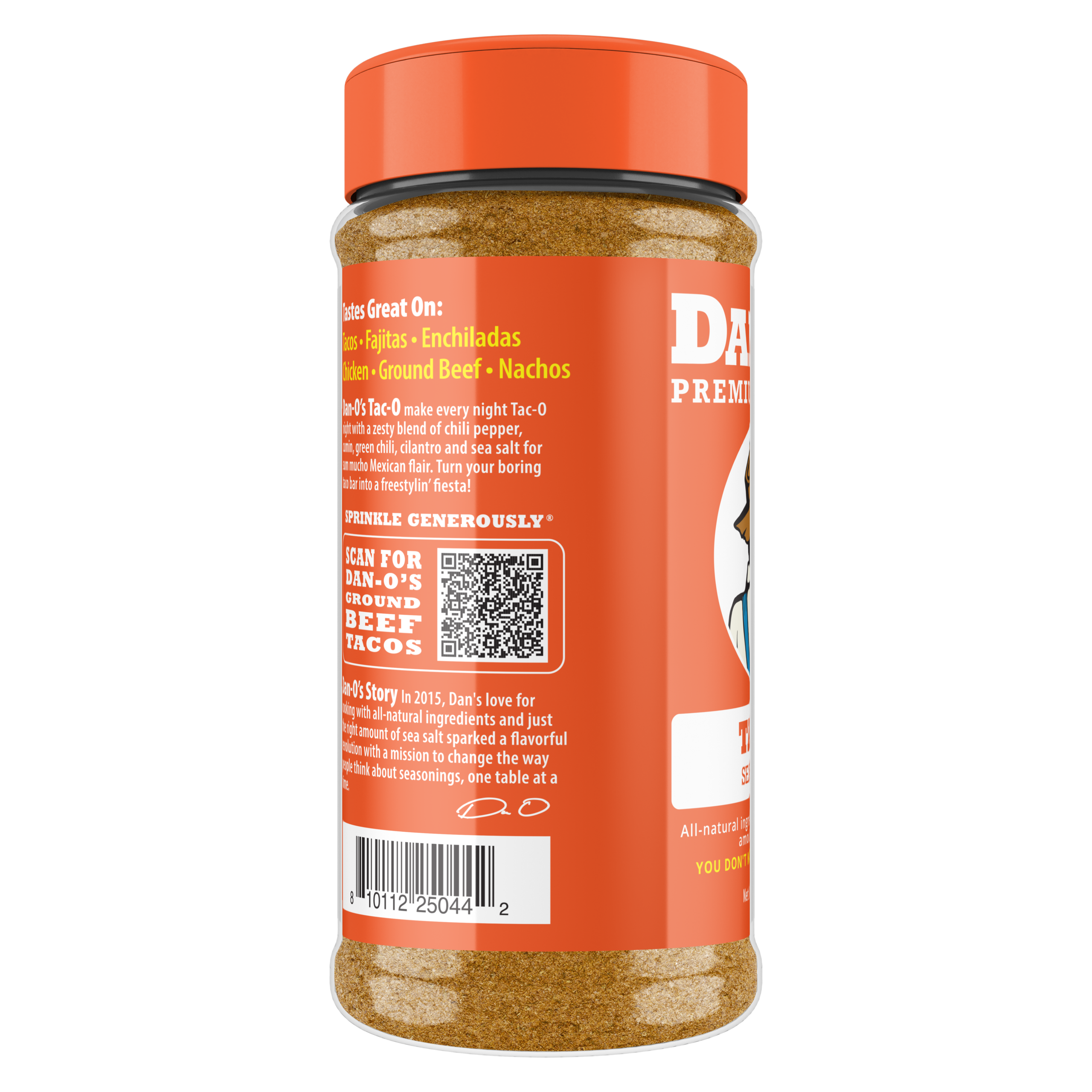 Tac-O Seasoning - Medium Bottle (Rotated Left)
