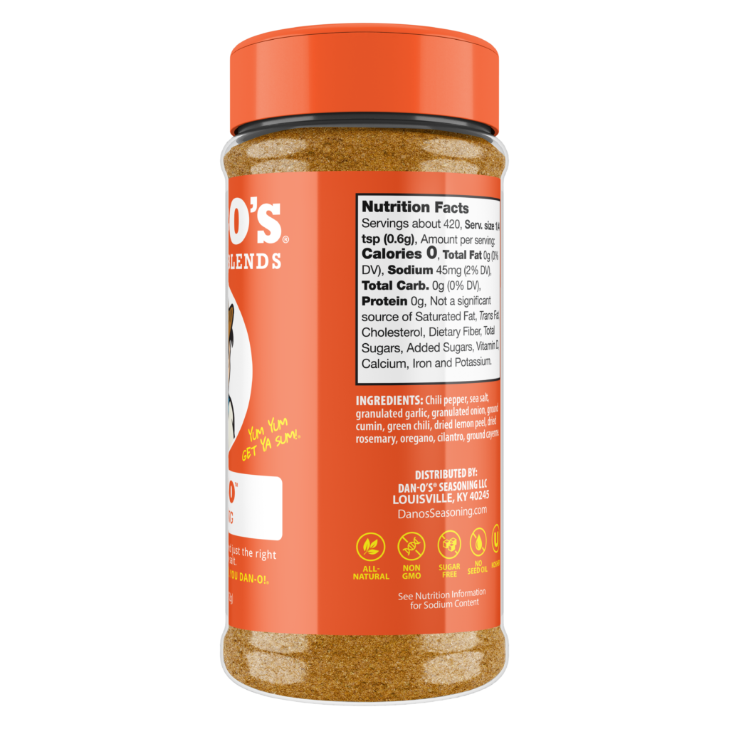 Tac-O Seasoning - Medium Bottle (Rotated Right)