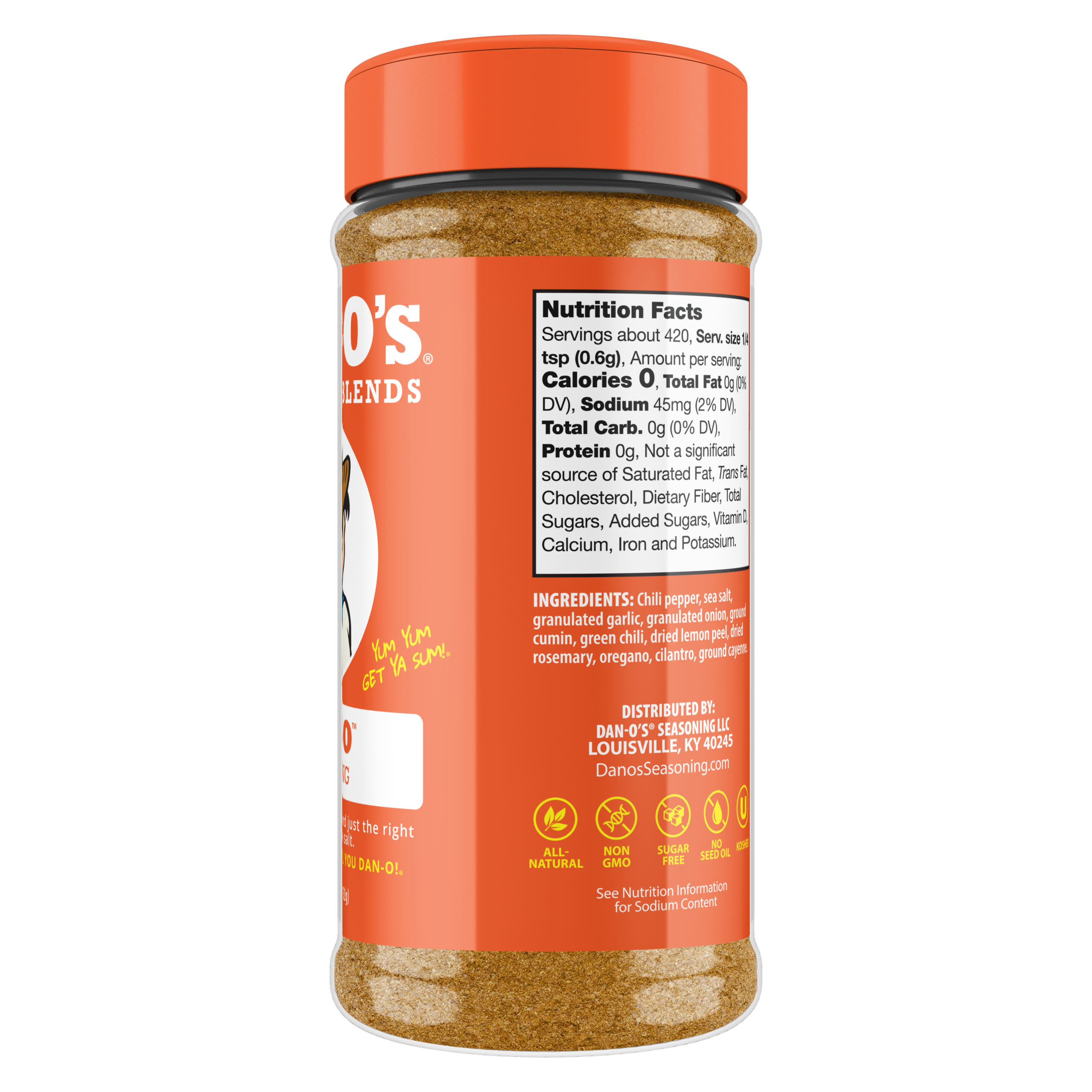 Tac-O Seasoning - Medium Bottle (Rotated Right)