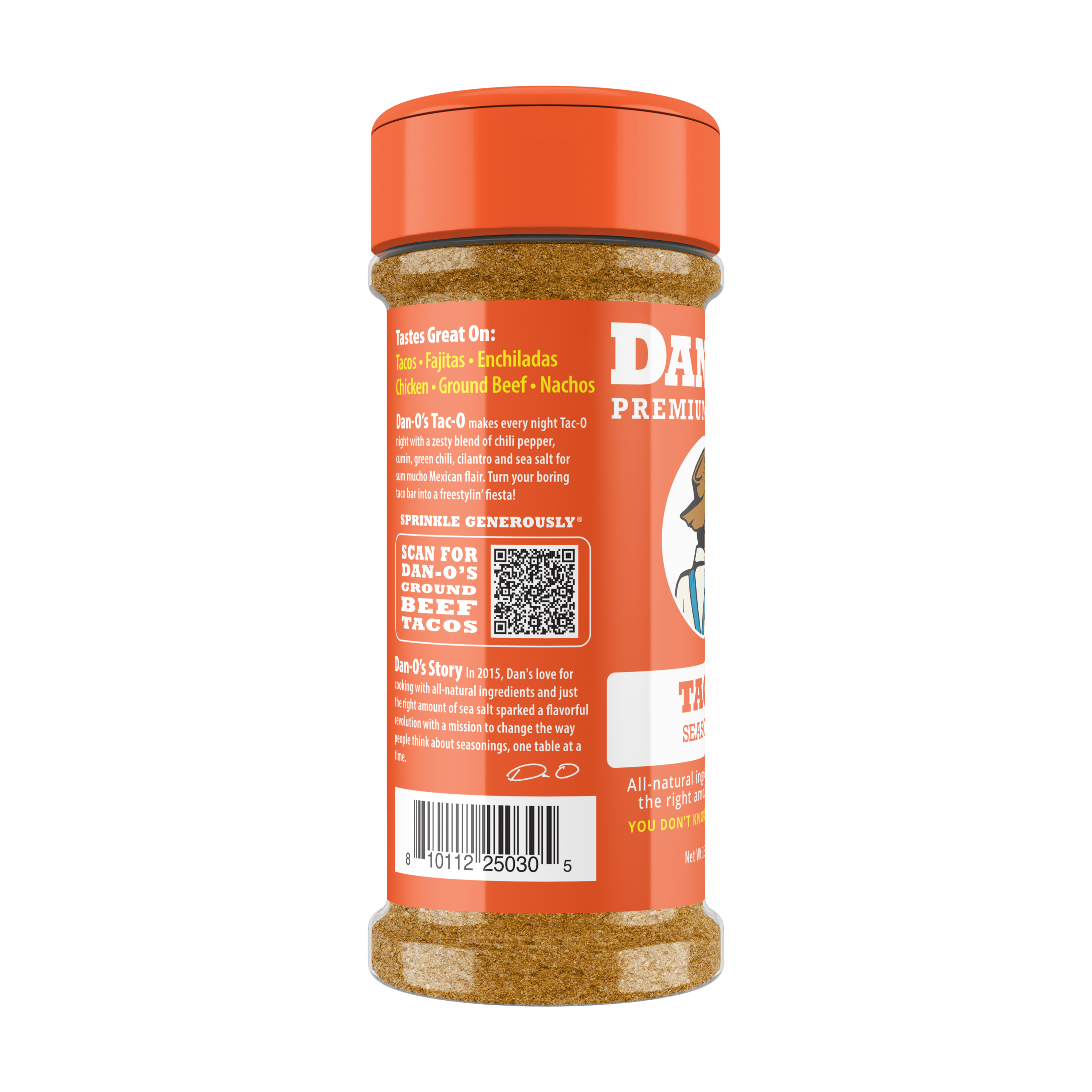 Tac-O Seasoning - Small Bottle (Rotated Left)