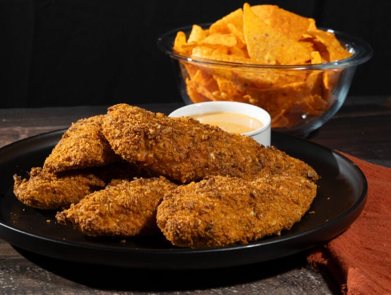 Spicy Nacho Cheese Crusted Chicken Tenders