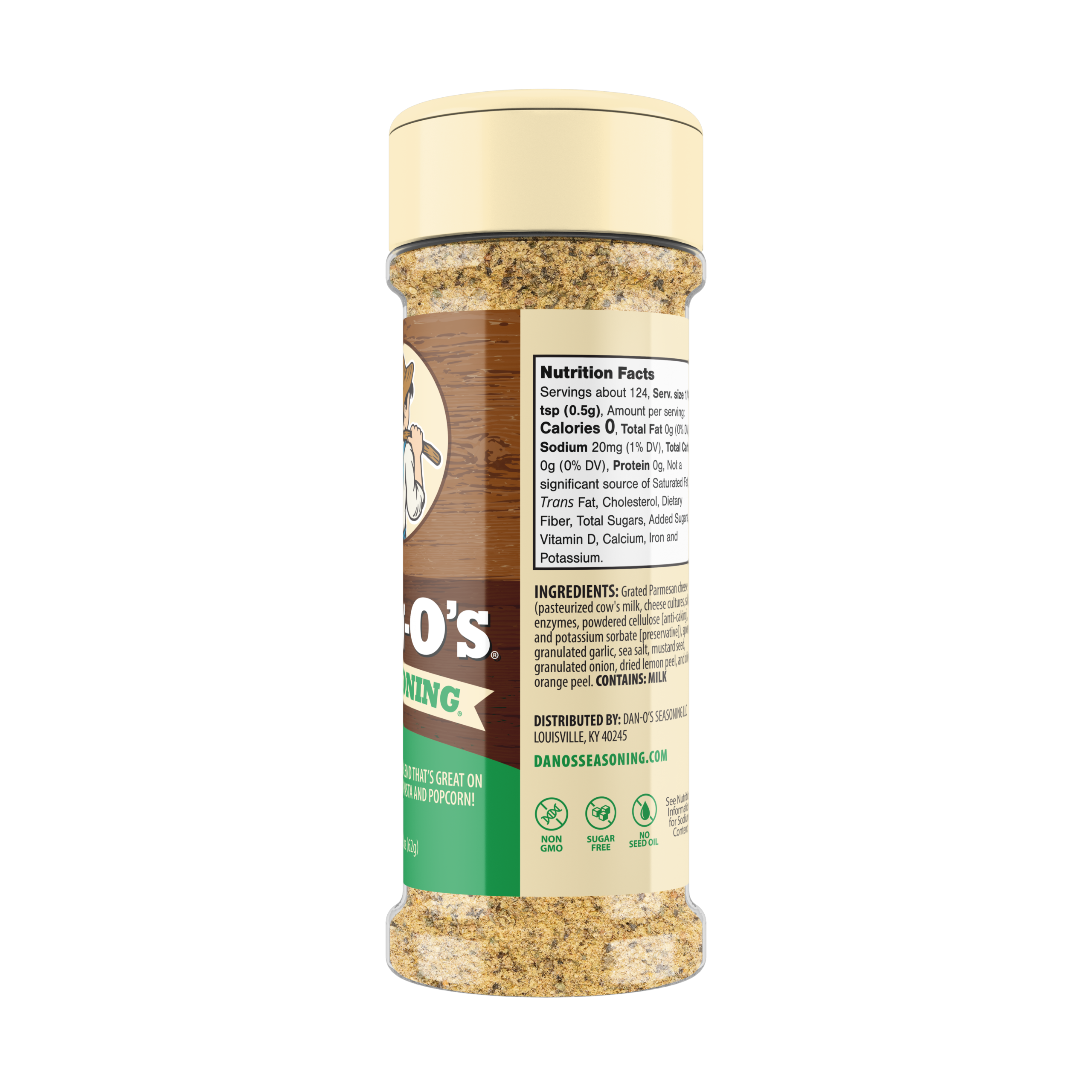 Cheesoning Seasoning - Online Exclusive Size Bottle (Rotated Right)