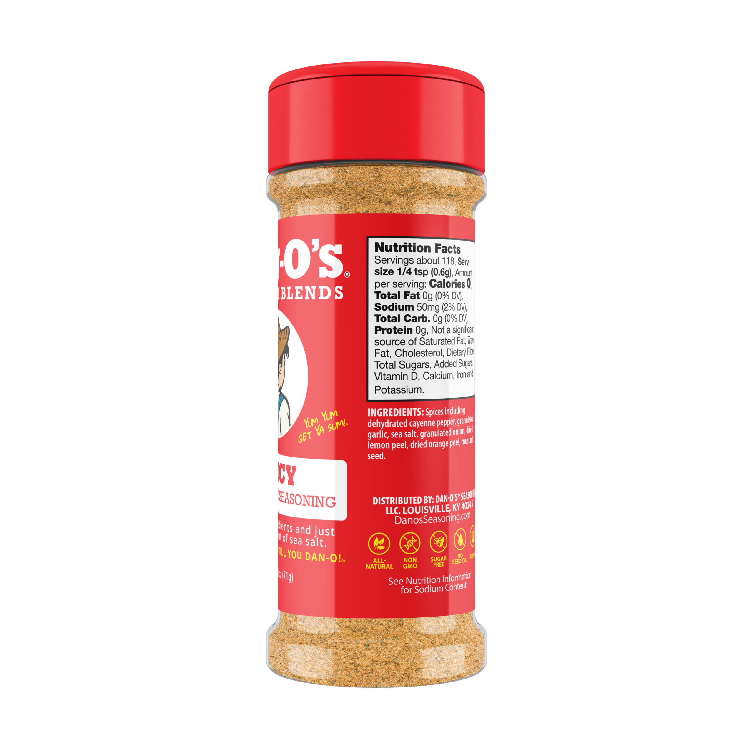 Spicy Seasoning - Online Exclusive Size Bottle (Rotated Right)