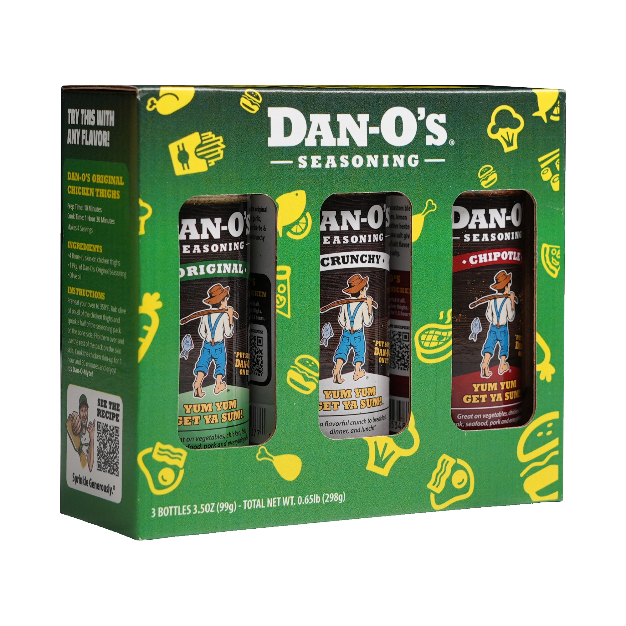 small 3 bottle combo box