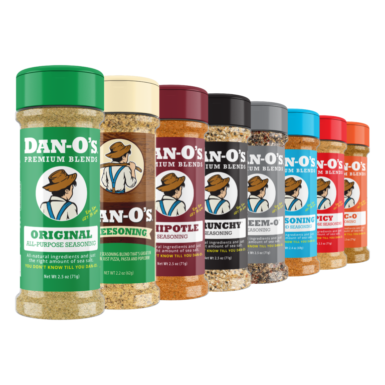 Flavor Sampler Size 8 Bottle Bundle - Dan-O's Seasoning