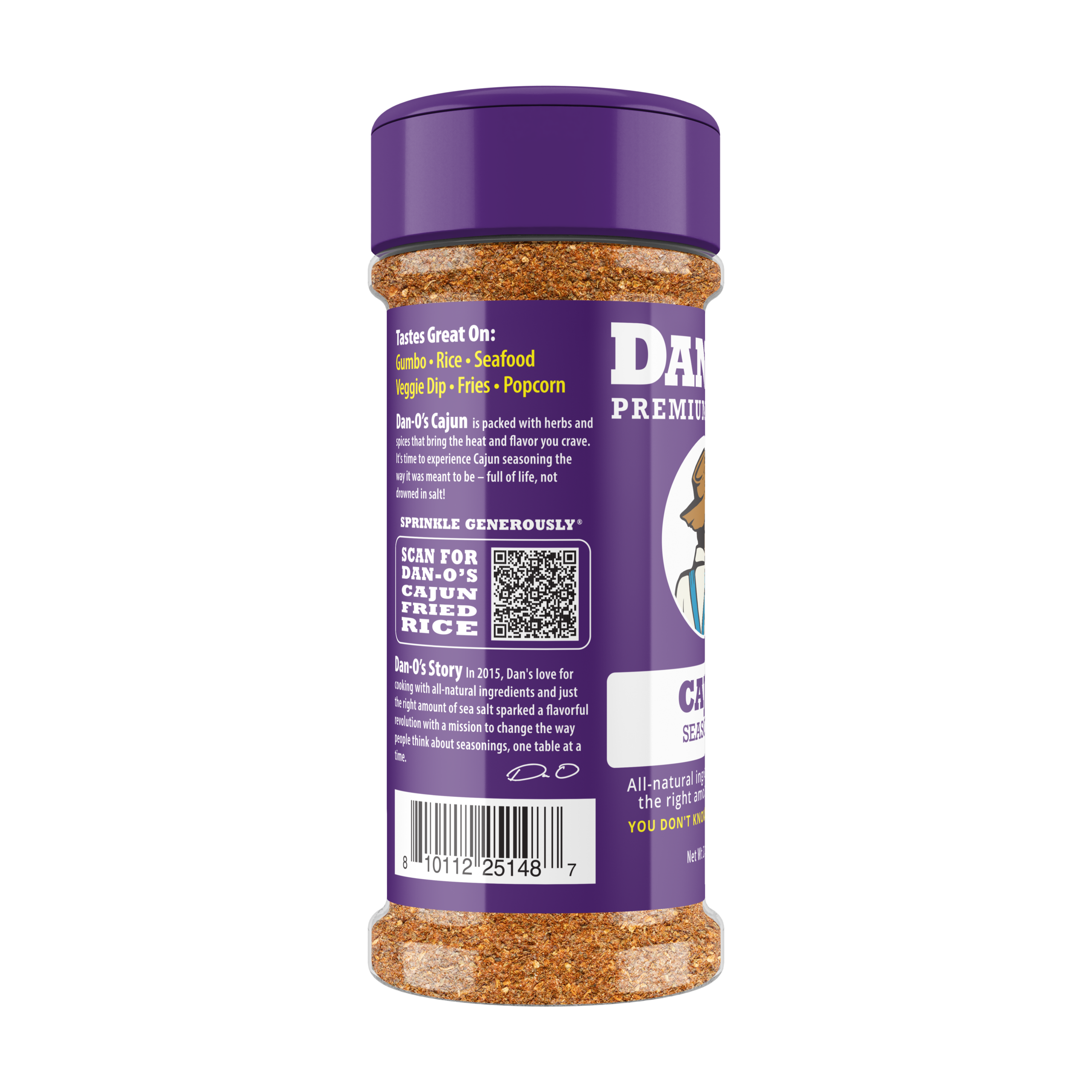 Cajun Seasoning - Small Bottle (Rotated Left)