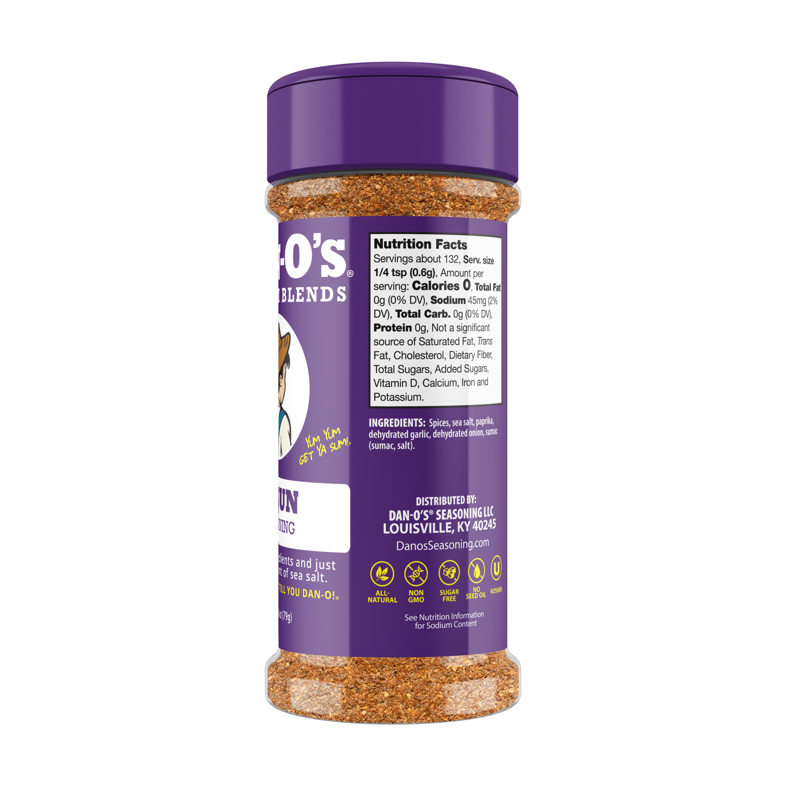 Cajun Seasoning - Small Bottle (Rotated Right)