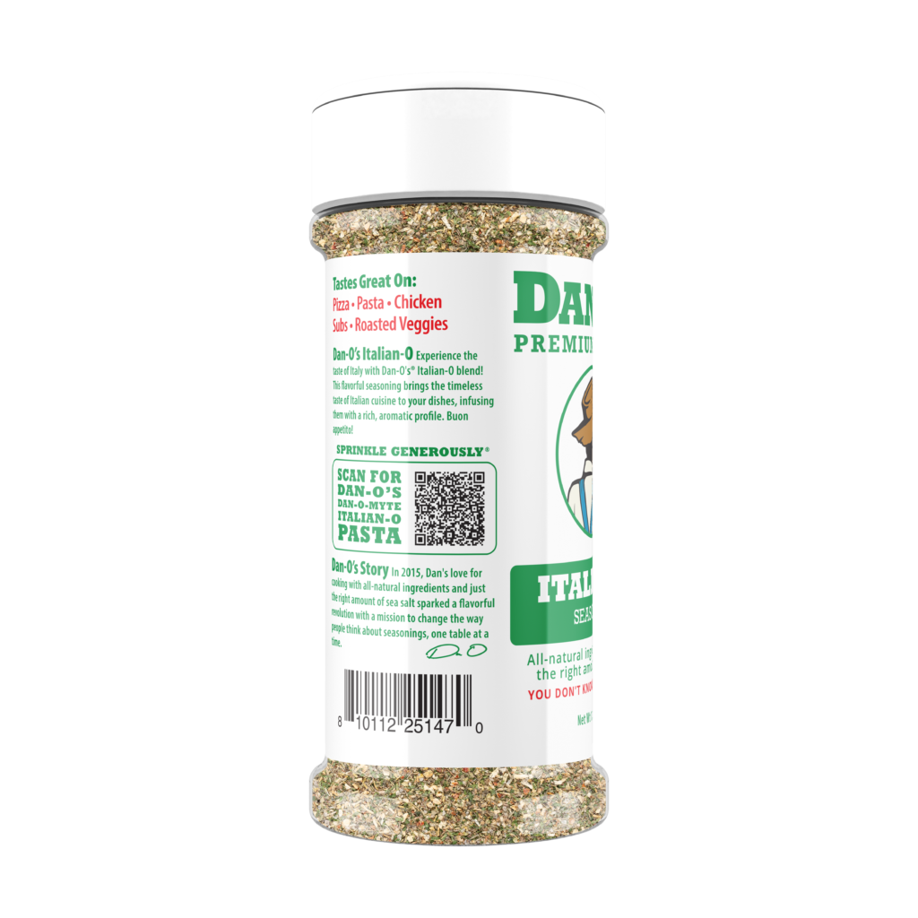 Italian-O Seasoning - Small Bottle (Rotated Left)