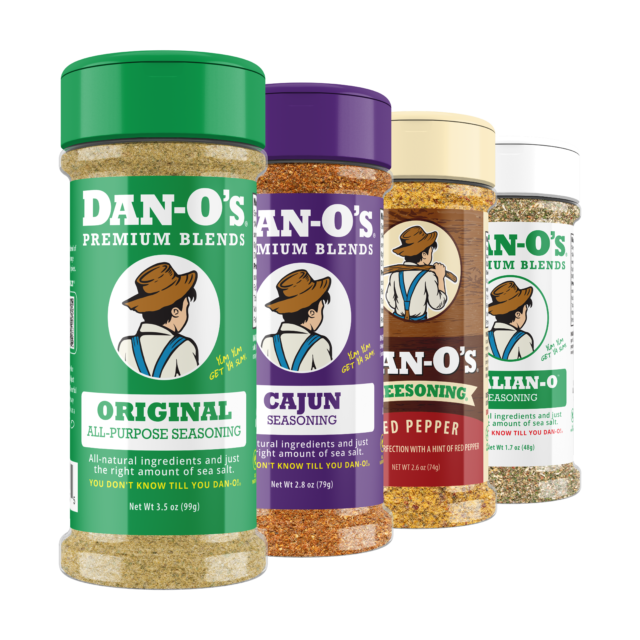 Small 4 Bottle Combo - Red Pepper Cheesoning, Original, Cajun, & Italian-O