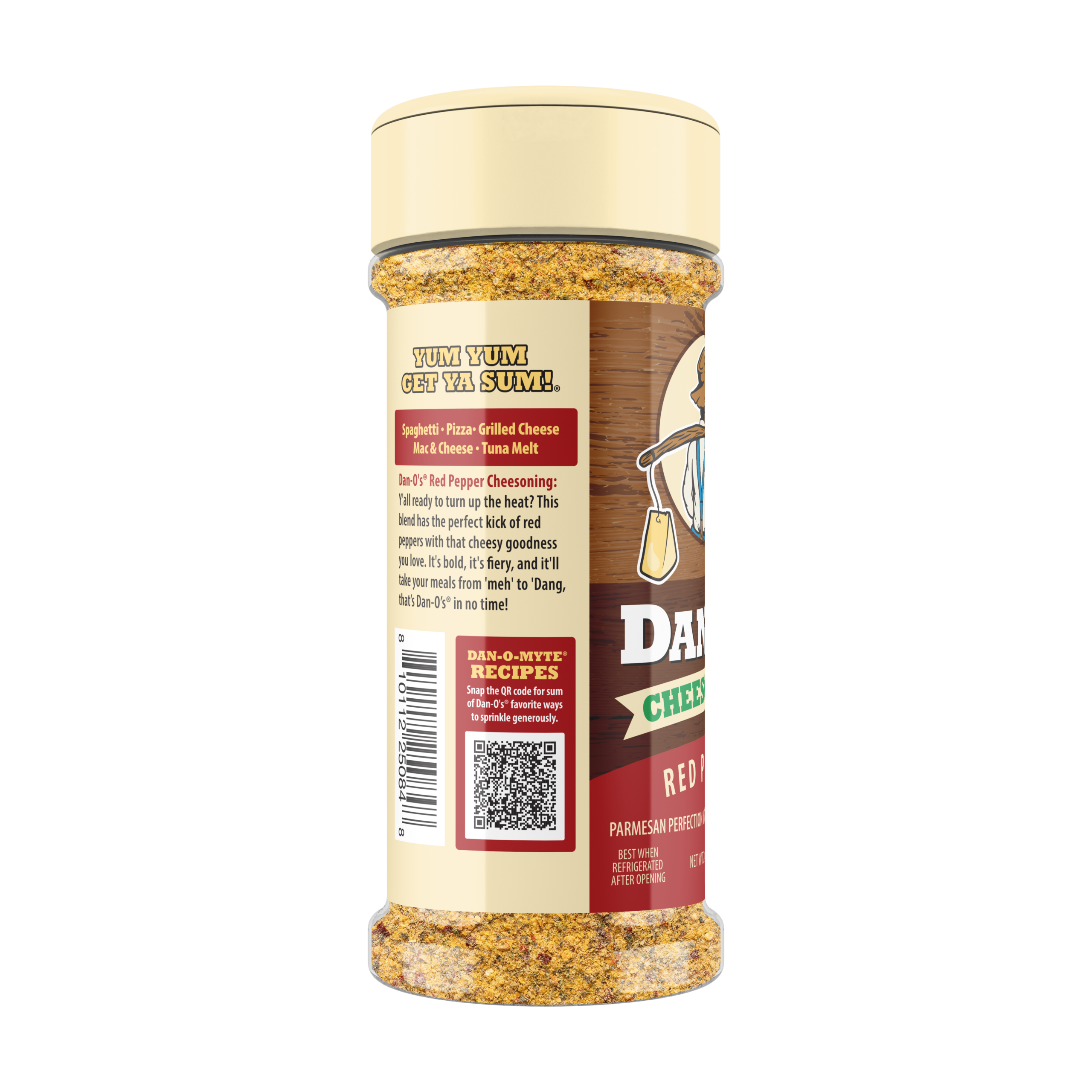 Red Pepper Cheesoning Seasoning - Small Bottle (Rotated Left)