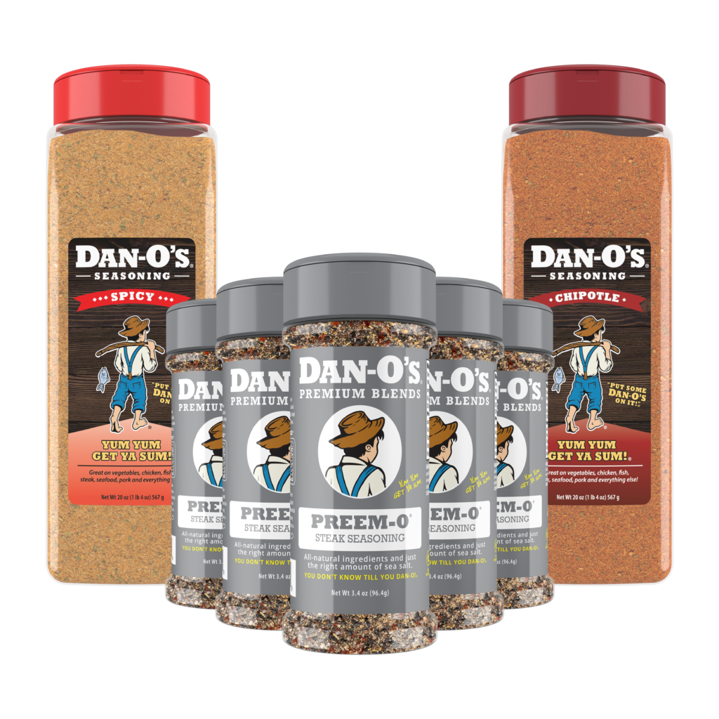 Ultimate Grilling Combo - Large Chipotle, Large Spicy, & 5 Small Preem-O