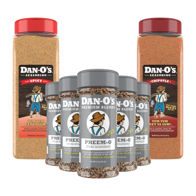 Ultimate Grilling Combo - Large Chipotle, Large Spicy, & 5 Small Preem-O