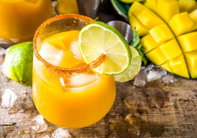 Chili Lime Mango Margaritas