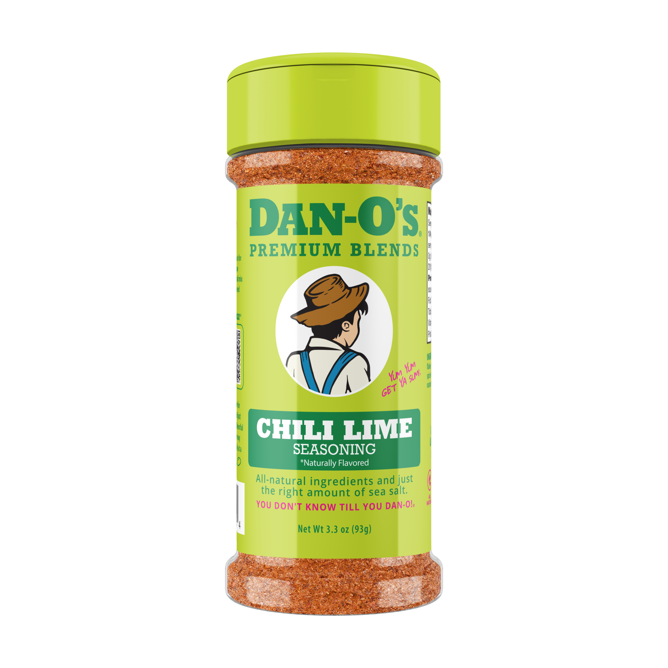 Chili Lime Seasoning - Small Bottle (Front)