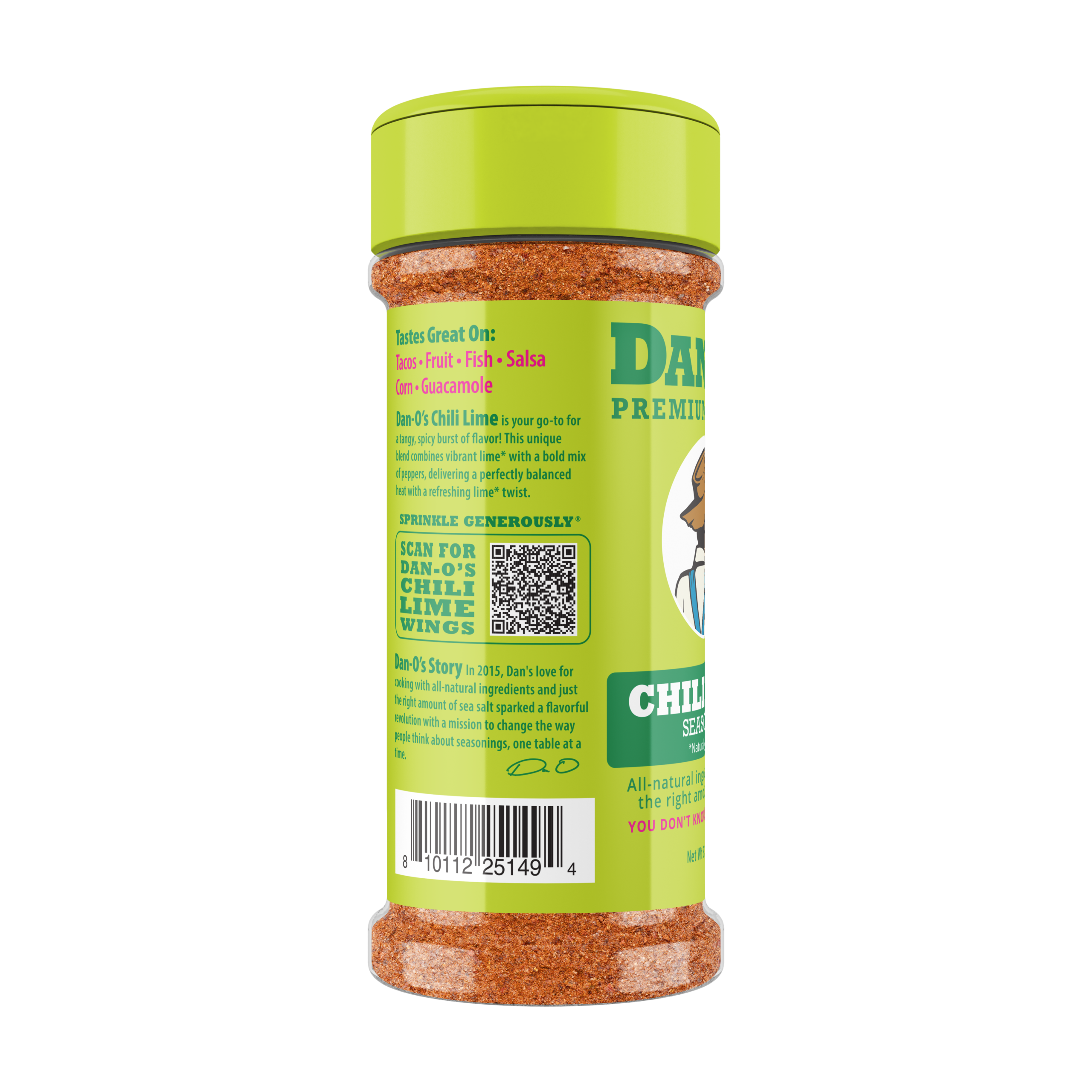 Chili Lime Seasoning - Small Bottle (Rotated Left)
