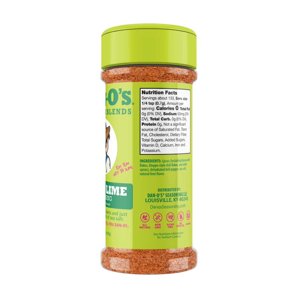 Chili Lime Seasoning - Small Bottle (Rotated Right)