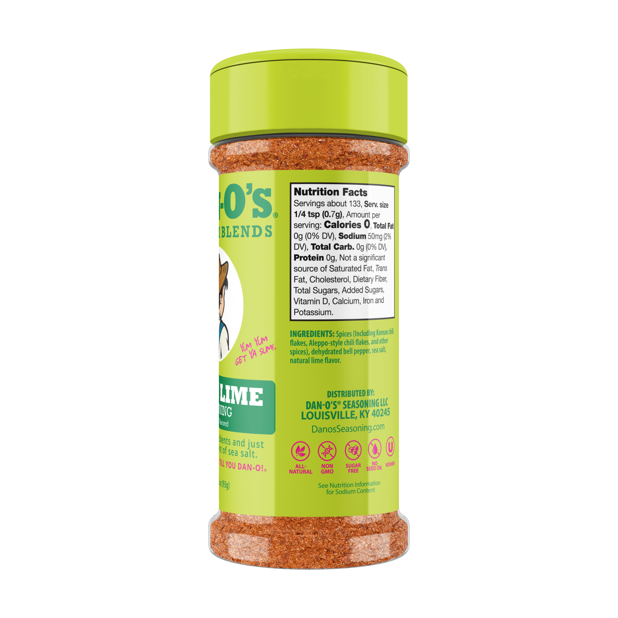 Chili Lime Seasoning - Small Bottle (Rotated Right)