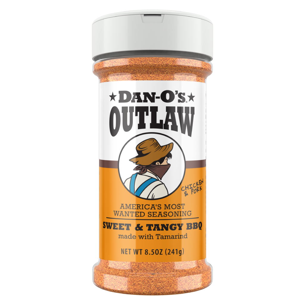 Dan-O’s Outlaw Sweet & Tangy BBQ made with Tamarind (Front)