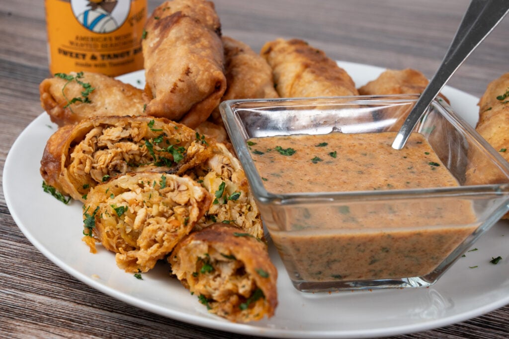 BBQ Chicken Eggrolls