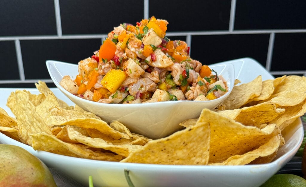 Party Bloody Mary Fish Ceviche