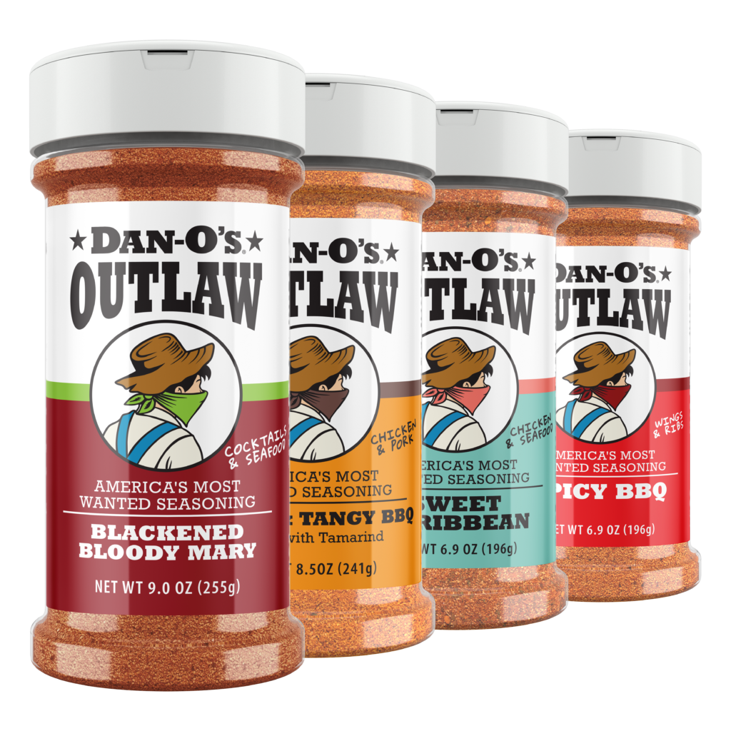 The Dantastic Four Outlaw Combo - Blackened Bloody Mary, Sweet & Tangy BBQ Made With Tamarind, Sweet Caribbean, & Spicy BBQ