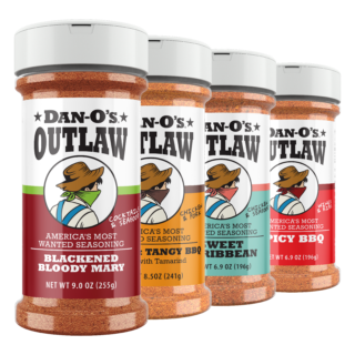 The Dantastic Four Outlaw Combo - Blackened Bloody Mary, Sweet & Tangy BBQ Made With Tamarind, Sweet Caribbean, & Spicy BBQ