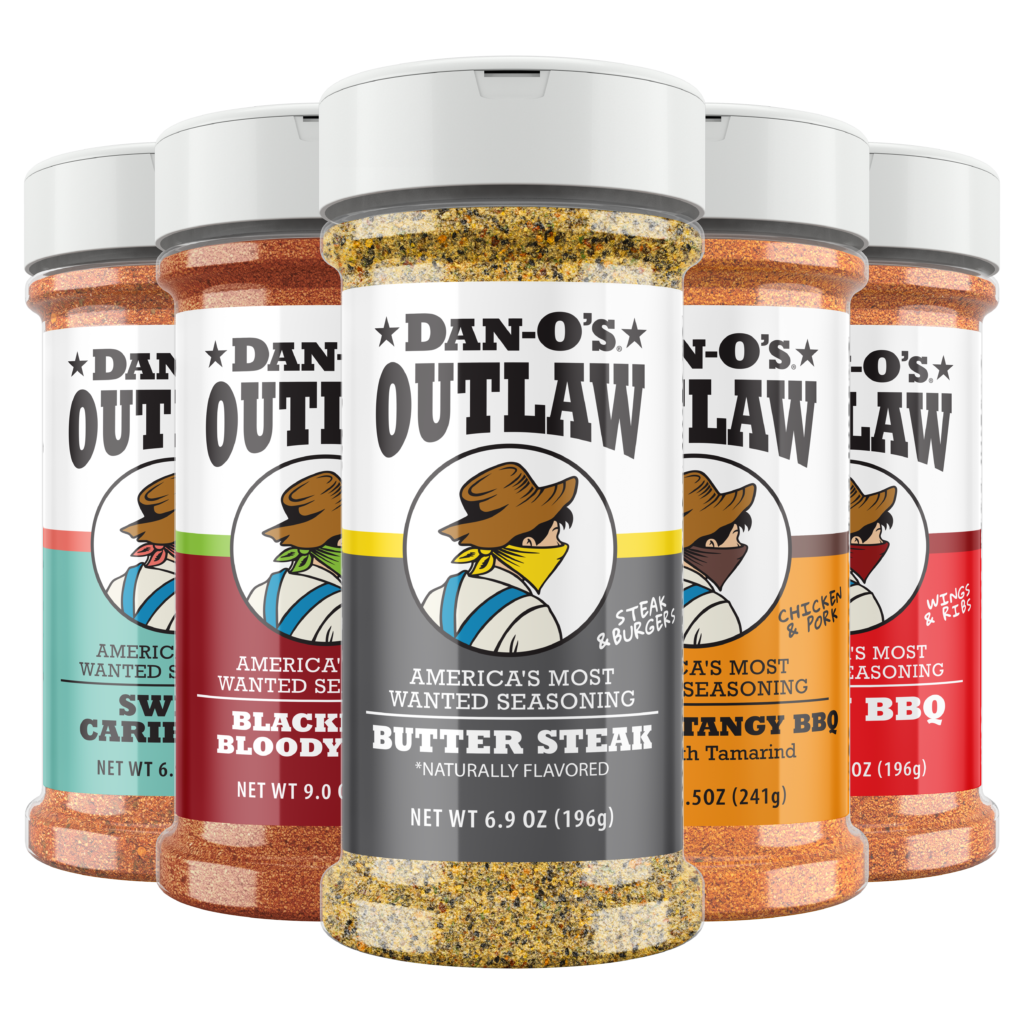 Flavor Gang Outlaw Combo - Butter Steak, Blackened Bloody Mary, Sweet & Tangy BBQ Made With Tamarind, Sweet Caribbean, & Spicy BBQ
