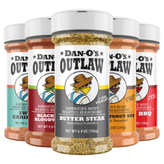 The Flavor Gang Outlaw Combo - Butter Steak, Blackened Bloody Mary, Sweet & Tangy BBQ Made With Tamarind, Sweet Caribbean, & Spicy BBQ