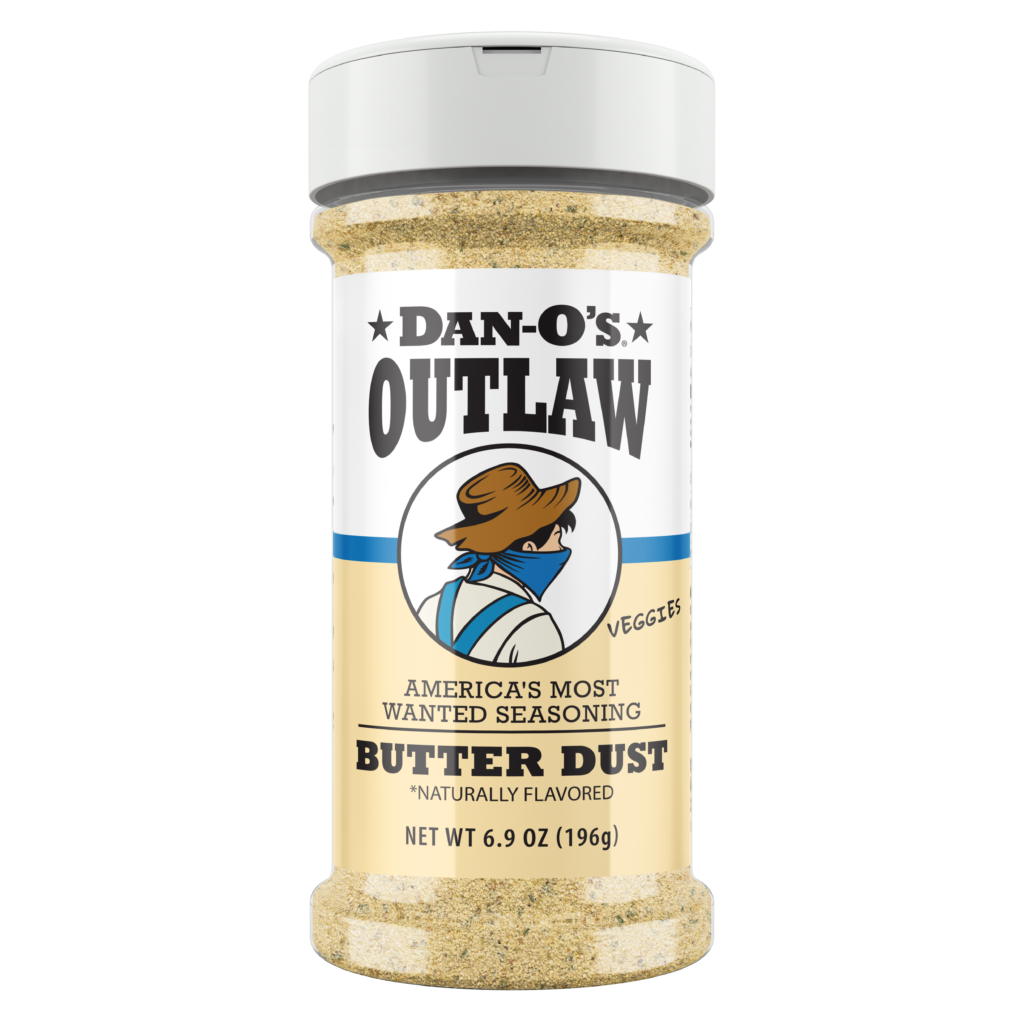 Dan-O’s Outlaw Butter Dust - Medium Bottle (Front)