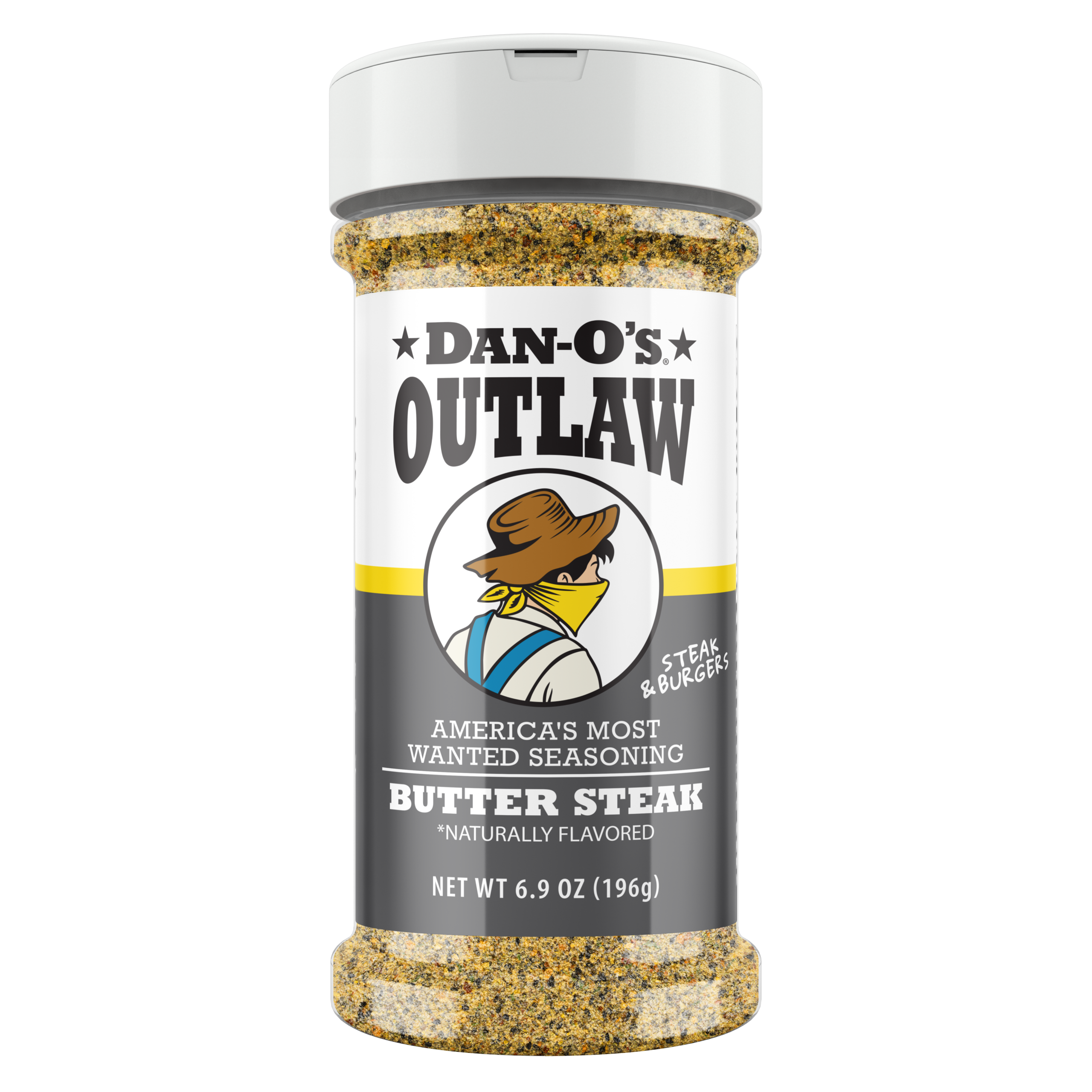 Dan-O’s Outlaw Butter Steak - Medium Bottle (Front)