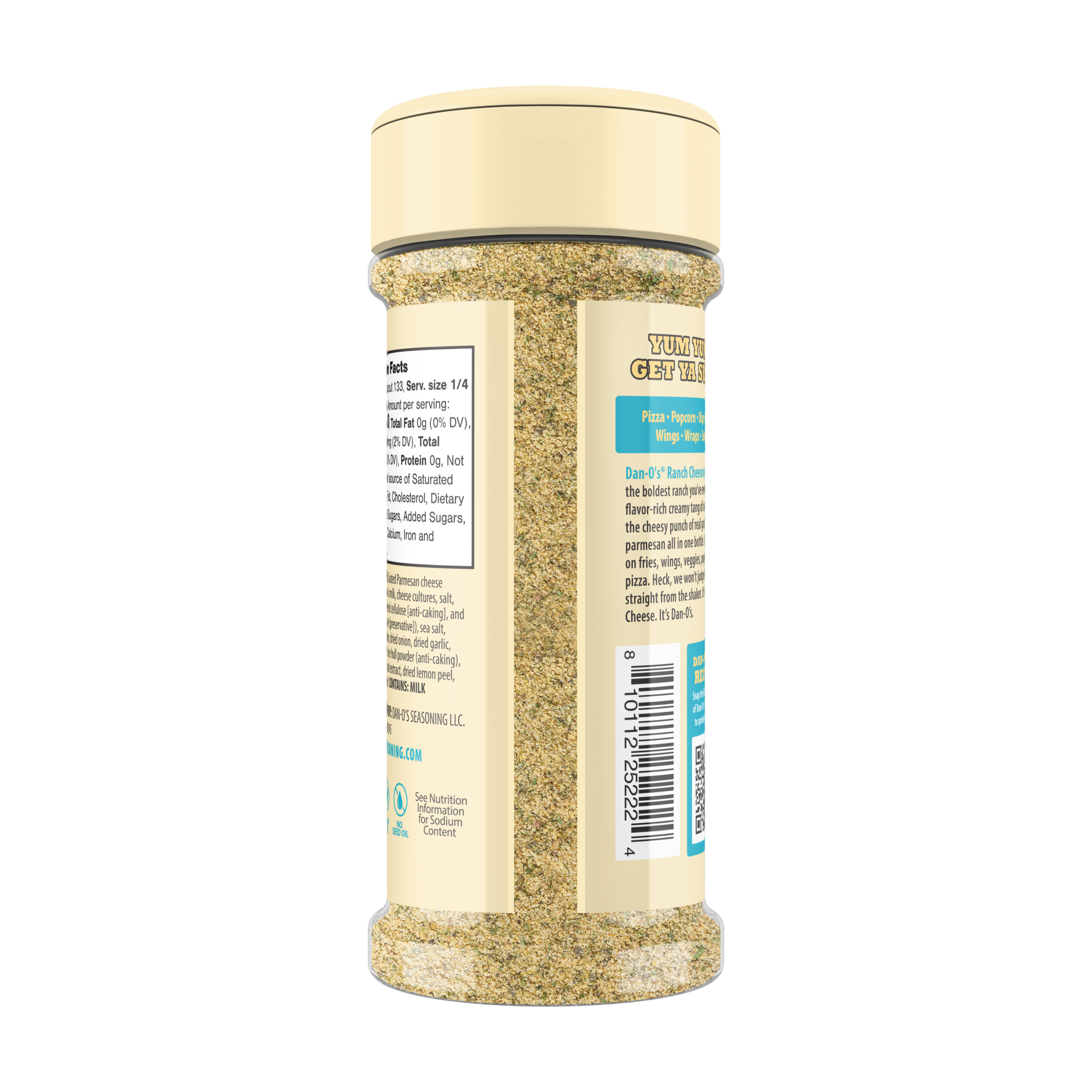 Ranch Cheesoning Seasoning - Small Bottle (Back)