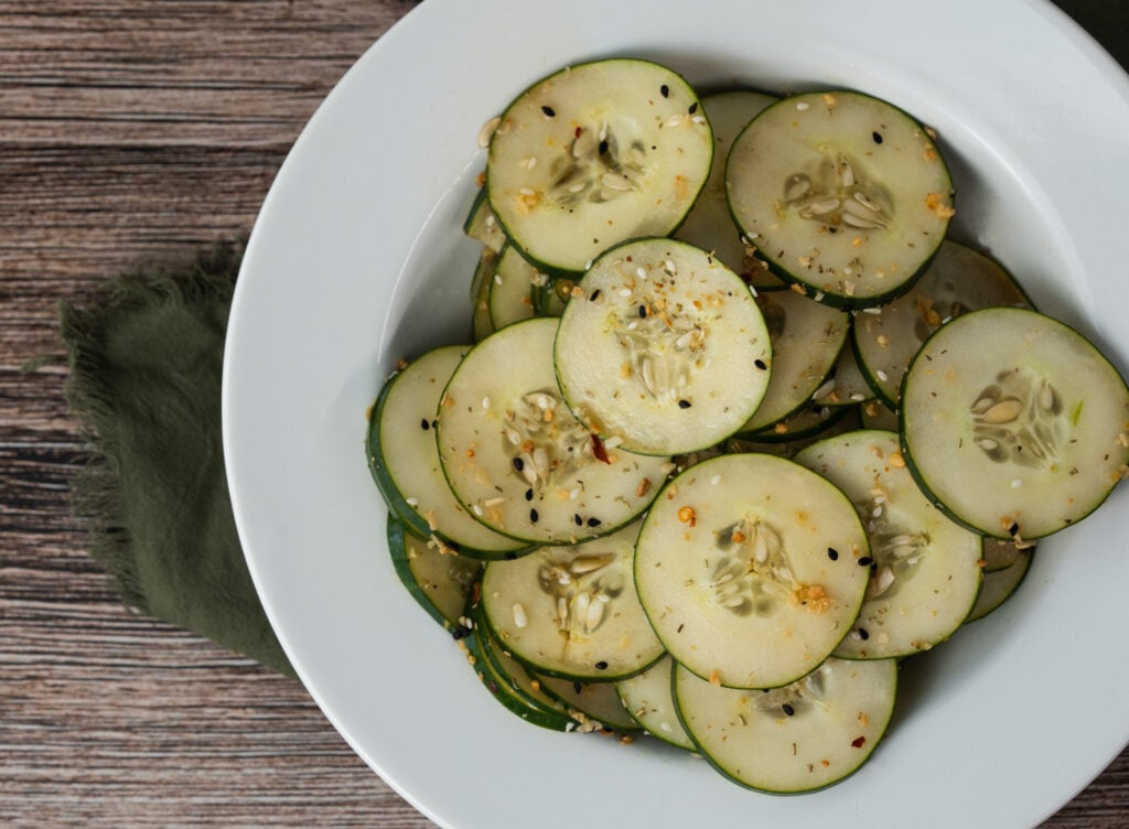 Quick Crunchy Cucumber Salad